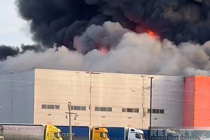 In the fire in Lökbatan, the warehouse's