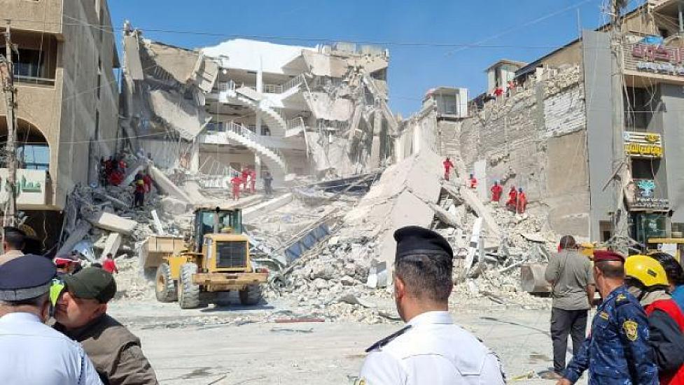A building collapsed in Tabriz: