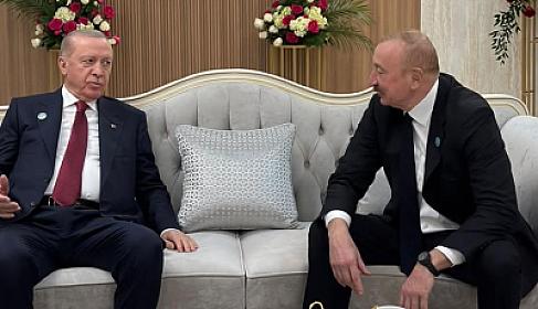 İlham Əliyev və Ərdoğan bir araya gəldi - 