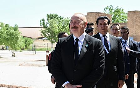Prezidentin sosial şəbəkə hesablarında Qazaxıstan səfərindən - 