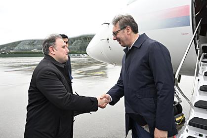 Serbiya Prezidenti Azərbaycana səfərə gəlib