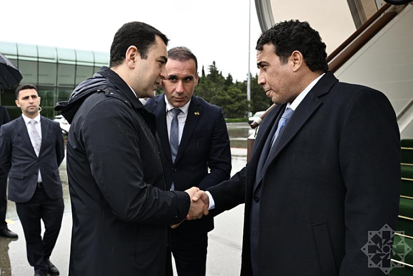 Liviyanın Prezident Şurasının sədri Azərbaycana səfərə gəlib