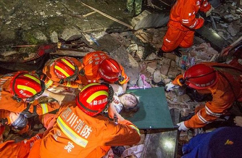 Strong earthquake in China:
