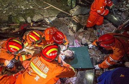 Strong earthquake in China: