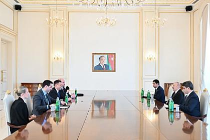 İlham Əliyev Slovakiya baş nazirinin müavinini qəbul edib - 