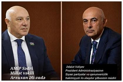Prezident Administrasiyasında AMİP sədri ilə görüş keçirilib