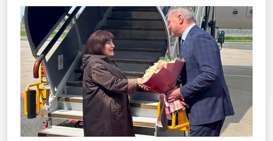 Sahibə Qafarova Rusiyada işgüzar səfərdədir