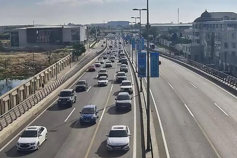 Bakıda bu yollarda tıxac var - 