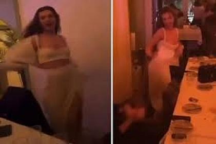 Məşhur aktrisa gecə klubunda coşdu – 