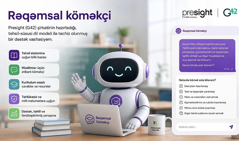 “Rəqəmsal məktəb” süni intellekt platformasına çevrilir