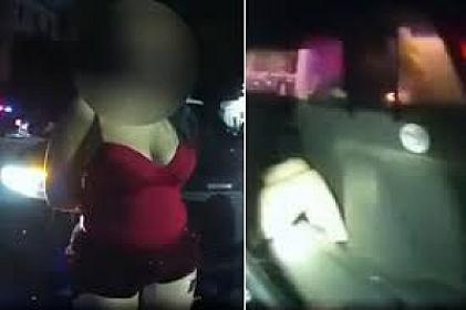 ABŞ-də polis biabırçılığı – Saxlanılan qadınla... - 