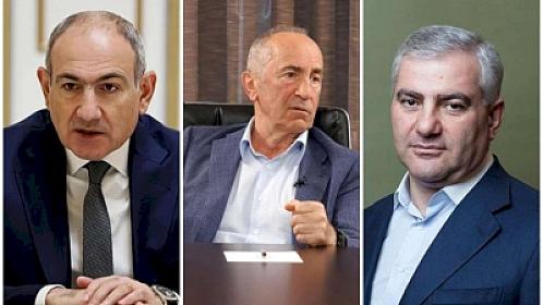 Paşinyan və rəqiblərinin reytinqi 