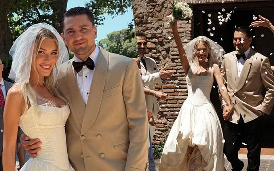 Famous footballer got married in Rome - PHOTO
