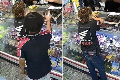 Marketdə inanılmaz hadisə: 
