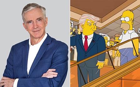 The writer of "The Simpsons" wants to become the President of the USA.