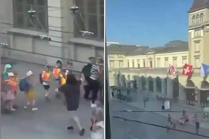 Dəmiryol vağzalında insanlara hücum: Üç nəfər bıçaqlandı - 