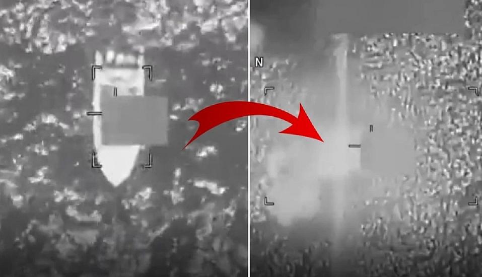 Amerika ordusu strateji gəmiyə dağıdıcı zərbə endirib