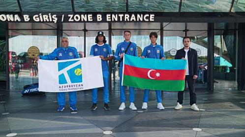 Azərbaycanın tennis yığması “Davis Cup” üçün Moldovaya yollandı
