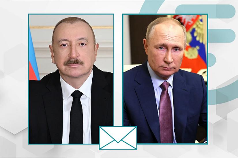 İlham Əliyev Vladimir Putini 