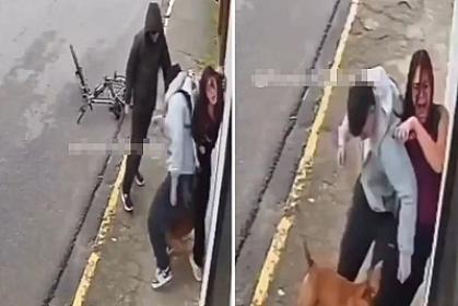 Sevgilisinin gözü qarşısında pitbul hücumuna məruz qaldı - 