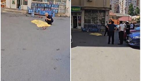 Pəncərə silərkən yıxılıb 