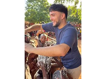 The Turkish influencer delighted children in Africa –