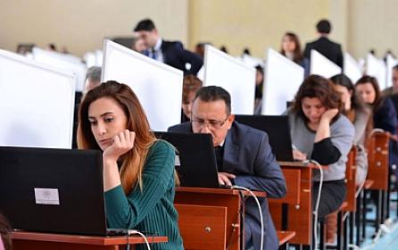 Sertifikasiya üzrə test imtahanının ikinci günündə 