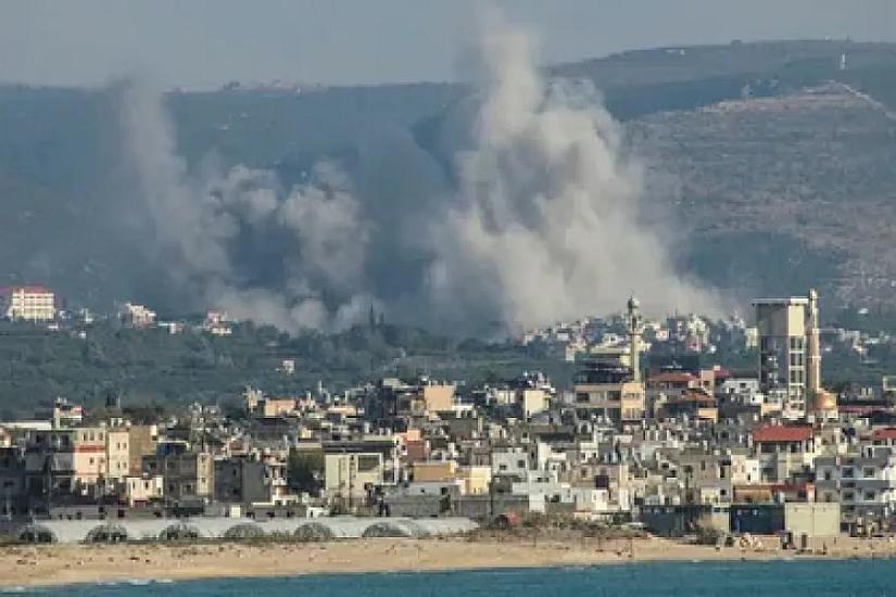 The Israeli army is bombing Lebanon:
