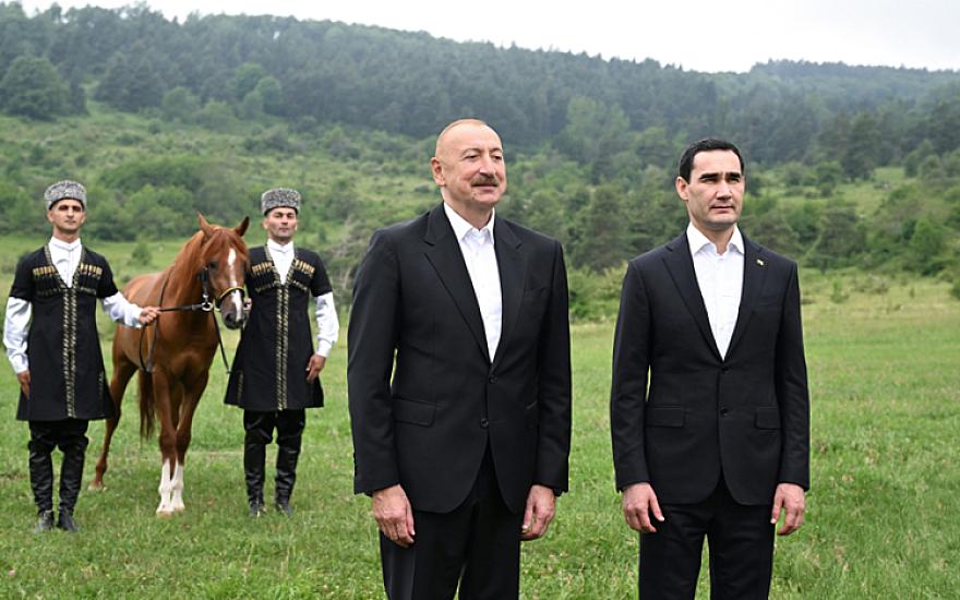 Prezidentin həmkarı ilə tarixi görüşündən -