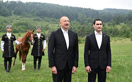 Prezidentin həmkarı ilə tarixi görüşündən -