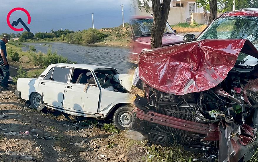 There has been a traffic accident in Sabirabad,