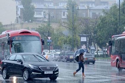 Bakıya leysan və dolu yağacaq - 