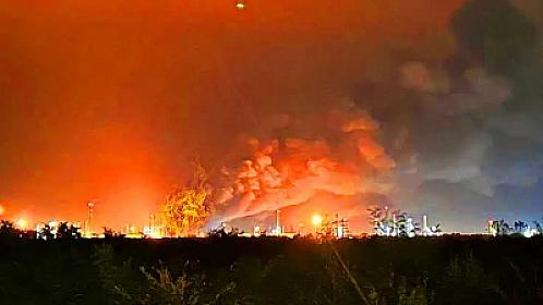 Rusiyanın cənubuna dron hücumu olub, neft emalı zavodunda