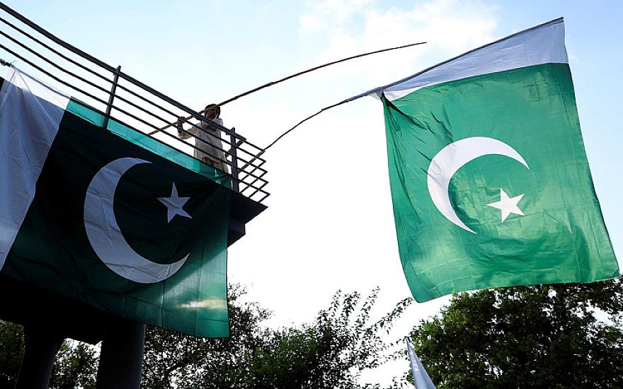 Pakistan on the border with Afghanistan