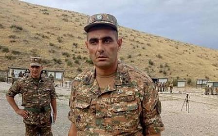 Paşinyan Xüsusi Ordu Korpusunun komandirini 