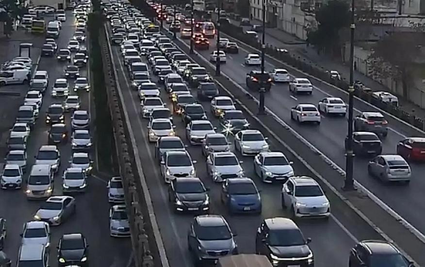 Bakıda bu yollarda sıxlıq var - 