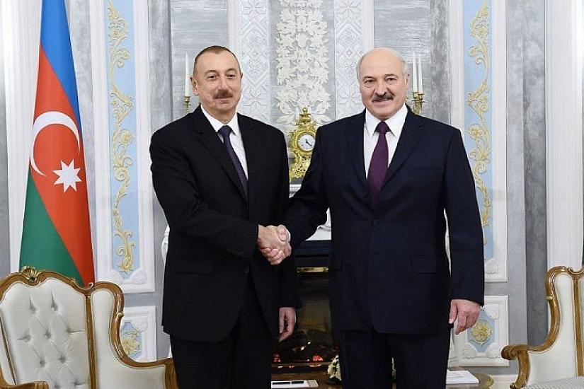Prezident İlham Əliyev Aleksandr Lukaşenkoya 