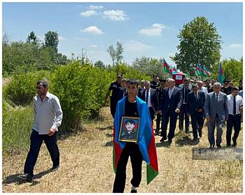 İtkin-şəhid Dəyanət Musayev dəfn edilib - 