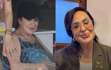 81 yaşlı Türkan Şoray çimərlikdə - 