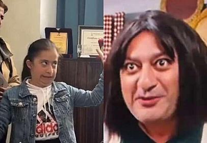 Autizmli uşağı parodiya edən İlkin: 
