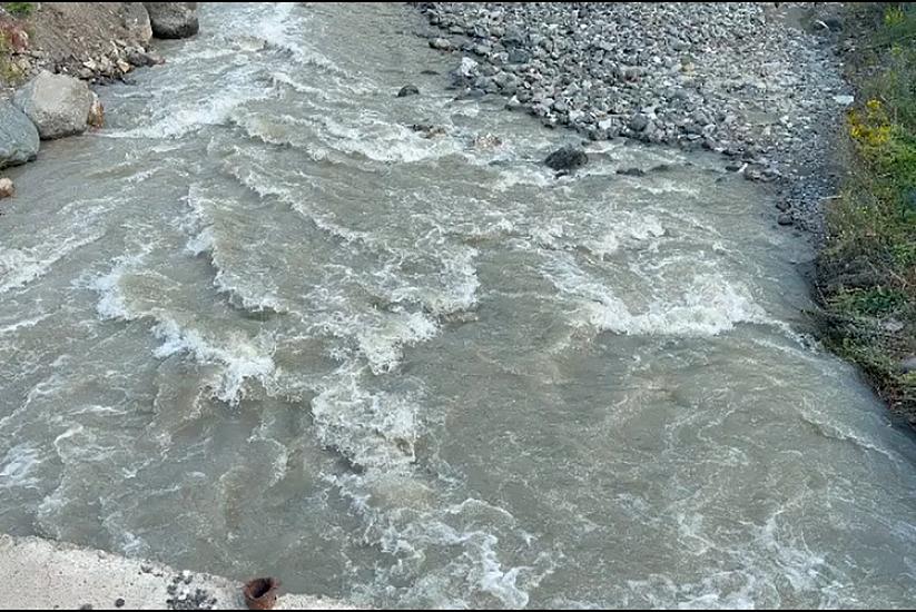 The incident of a minor falling into the river in Kalbajar