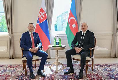 Şuşada Azərbaycan və Slovakiya prezidentlərinin