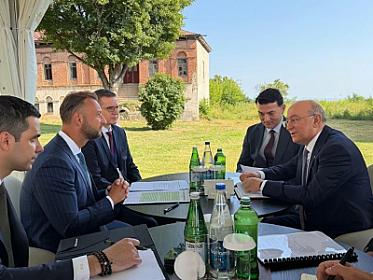 Kamaladdin Heydarov with the Minister of Internal Affairs of Slovakia