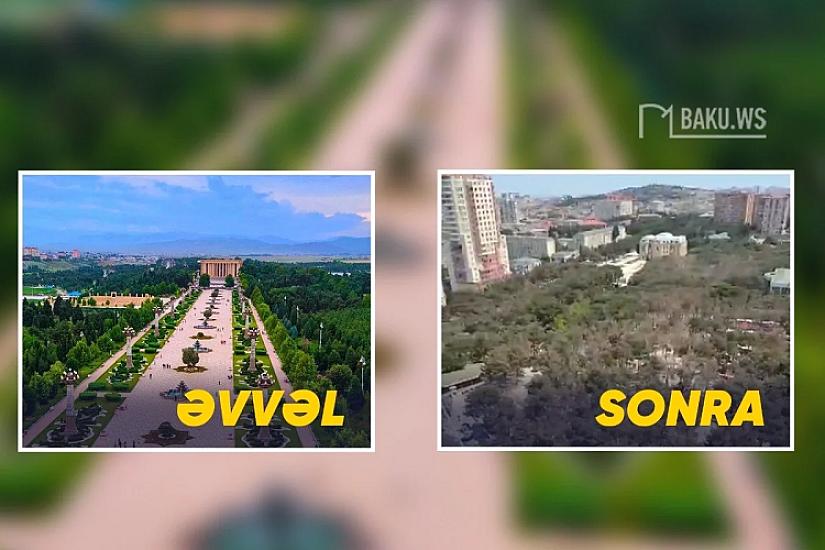 Xırdalan şəhərindəki istirahət parkında yaşıllıq zolağı təhlükə altındadır - 
