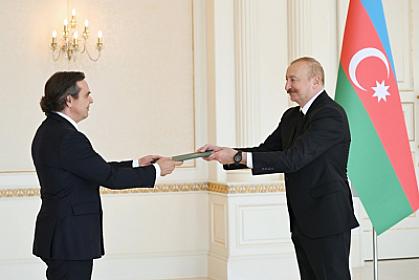 Prezident İlham Əliyev Braziliyanın yeni səfirinin 