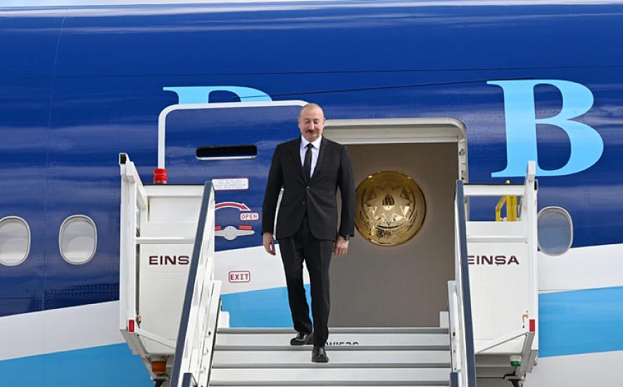 The President of Azerbaijan, Ilham Aliyev, has gone on an official visit to Germany.