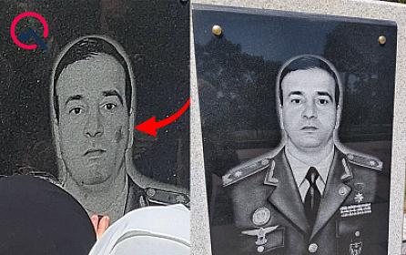 Polad Həşimovun məzar daşındakı nöqsan aradan qaldırıldı - 