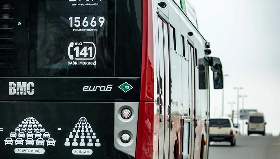 Bakıda 195E nömrəli ekspres