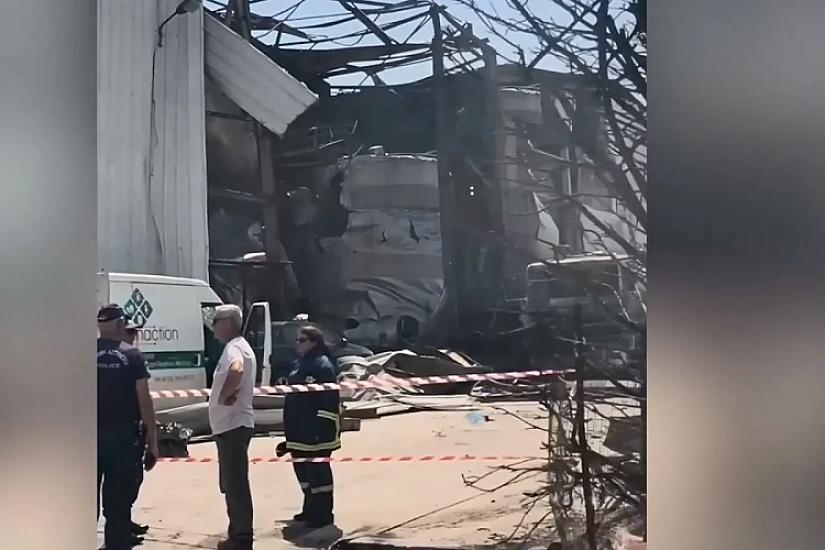 В Греции на заводе произошел взрыв,