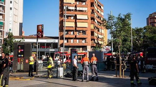 Barselona metrosunda DƏHŞƏTLİ YANĞIN: 140 nəfər xəsarət aldı - 